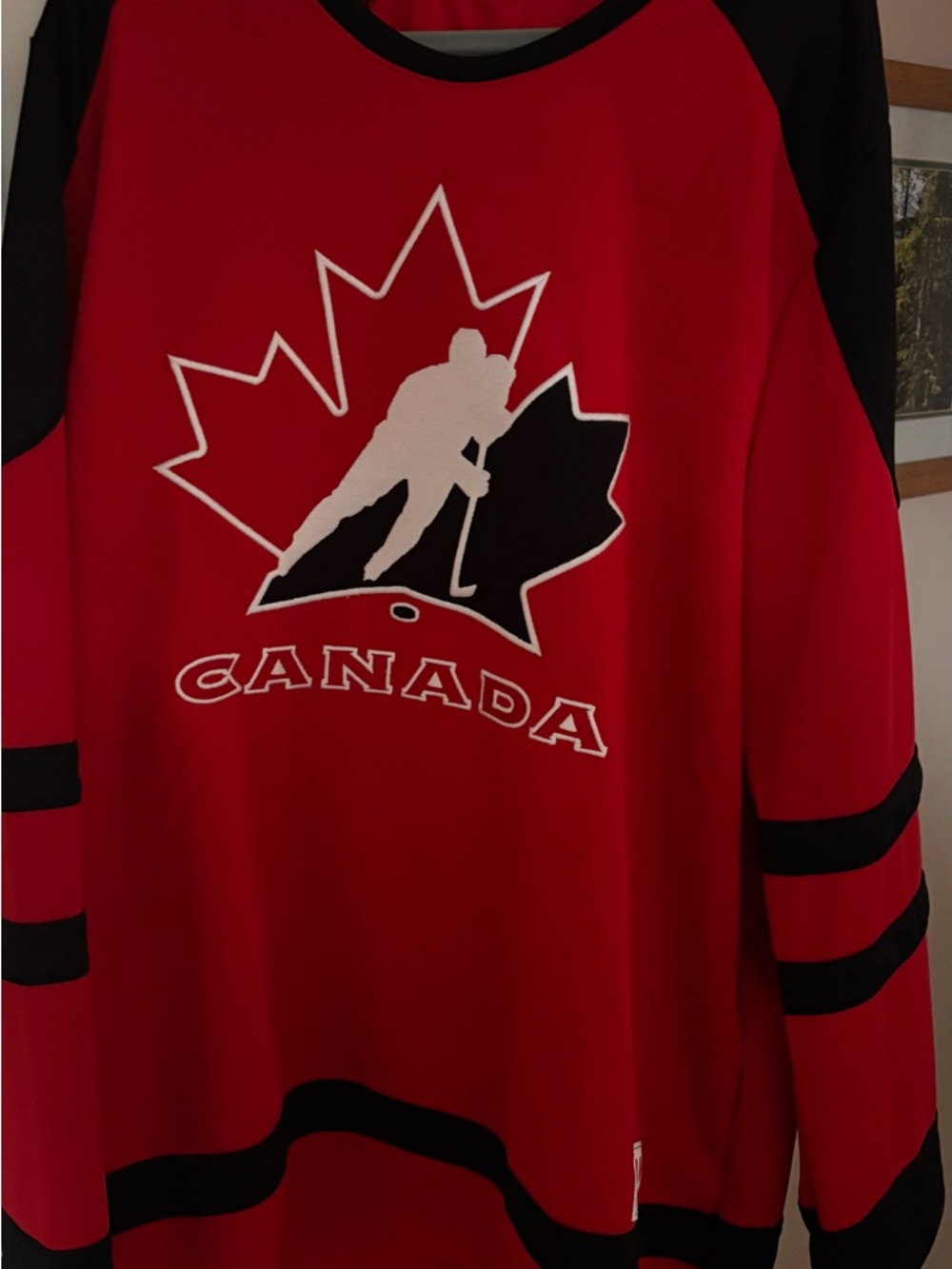 Canada Hockey Red and Black Jersey